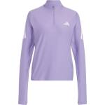 adidas Дамска тениска adidas Women's ADI365 Running Iconic Half Zip Running shirt - Magic Lilac (916-7576-0315)
