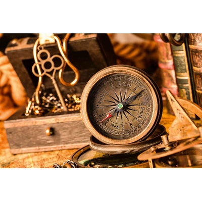 DIMEX ART Флизелинов фототапет античен компас 375 x 250 см