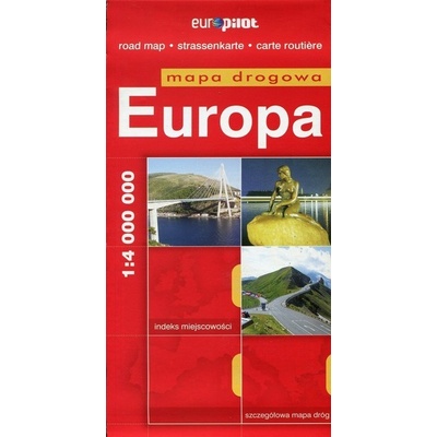 MAPA DROG.-EUROPA 1:4 000 000 PILOT