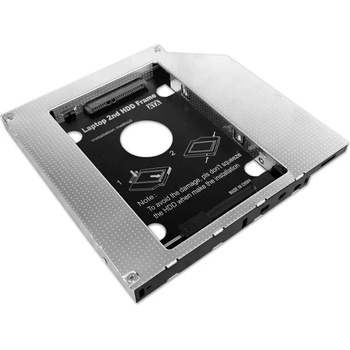 Makki Кади за лаптоп Makki 12.7mm SATA3 with LED/switch MAKKI-CADDY-127-LS (MAKKI-CADDY-127-LS)