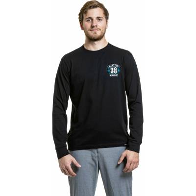 Meatfly мъжка тениска с дълъг ръкав Blackheart Skull Black Meatfly | Cheren | МЪЖЕ | S