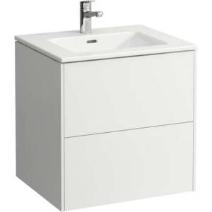 Laufen Pro S - Шкафче с умивалник, 59x60x49 см, 2 чекмеджета, лъскаво бяло H8649602611041 (H8649602611041)