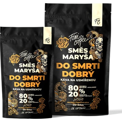 Fixi Coffee Káva Maryša Do smrti dobrý jemně mletá 250 g