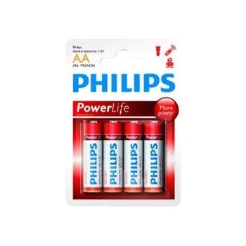 Philips Power Alkaline LR6 AA, 4-blister (LR6P4B/10)