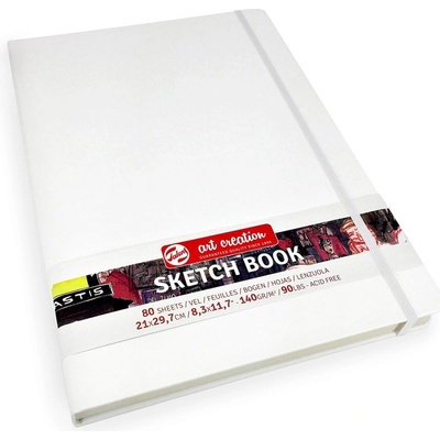 Talens Art Creation Sketchbook v pevnej väzbe Silver 21 x 29,7