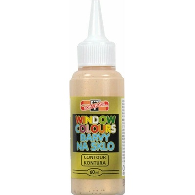 Koh-I-Noor farba kontúra na sklo 60 ml, zlatá
