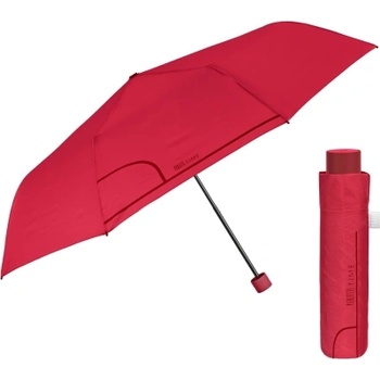 Дамски сгъваем неавтоматичен чадър Perletti Time 26353, Червен