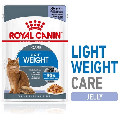 Royal Canin ULTRA LIGHT v želé pro kočky se sklonem k nadváze 12 x 85 g
