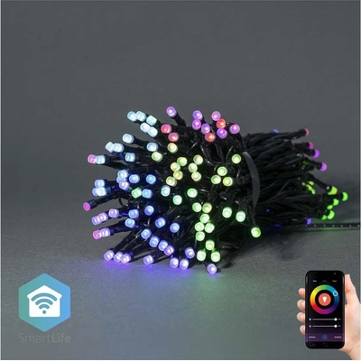 NEDIS Smart LED vánoční řetěz WIFILX01C168 20m WiFi Tuya
