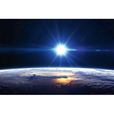 DIMEX ART Флизелинов фототапет изглед към планетата земя 375 x 250 см