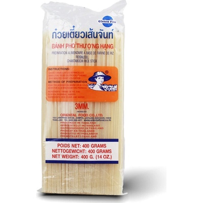 CHANTABOON Ryžové rezance 3 mm 30 x 400 g