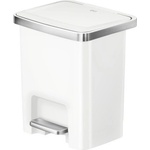 EKO-Europe EKO Кош за отпадъци с педал HANA II - бял - 15 л (EKO 638815 - White)