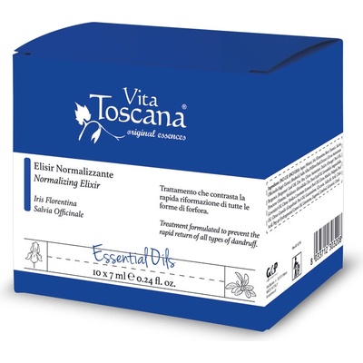 Vita Toscana Elisir Normalizante léčebné sérum proti lupům 10 x 7 ml