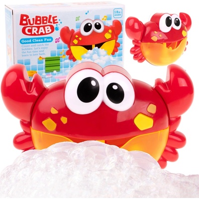 FunPlay 7219 Výrobník peny do kúpeľa KRAB cm červená 15x23