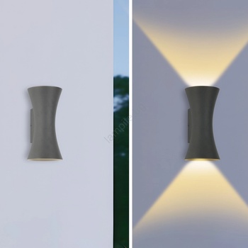 Brilagi - LED външна стенна лампа BICON LED/10W/230V антрацит IP44 (BG2265)