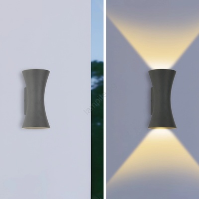 Brilagi - LED външна стенна лампа BICON LED/10W/230V антрацит IP44 (BG2265)