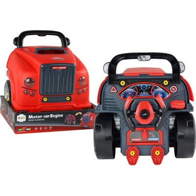 mamido Sada pro kutily Nákladní auto na demontáž červená