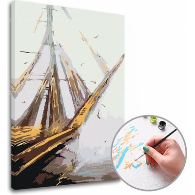 Maľovanie podľa čísel PROVA | nízka náročnosť - 40x60 cm - natiahnuté plátno na ráme