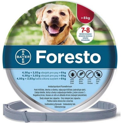 Foresto 70 cm antiparazitní obojek pro psy nad 8 kg