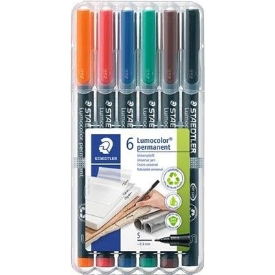 Staedtler Lumocolor 313 6 rôznych farieb