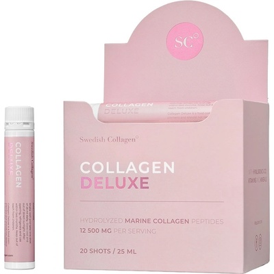 Swedish Collagen Collagen Deluxe, неовкусен, 20 шота, Swedish Collagen (59096)