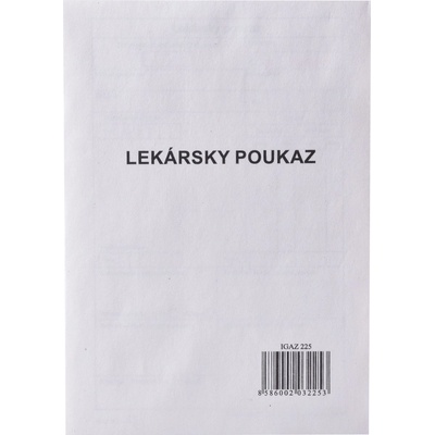 Igaz 225 Poukaz na zdrav.pomôcku A5 50-list