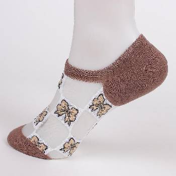 Image 1 of Дамски терлици в кафяво с панделки