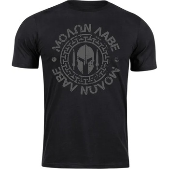 Image 1 of DRAGOWA Тениска с къс ръкав Molon Labe, черна, 160 г/м2 (11269)