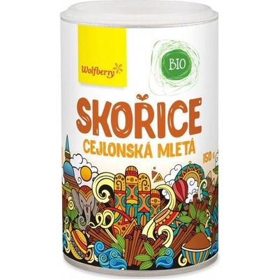 WOLFBERRY Škorica cejlonská mletá BIO 150 g