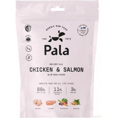 PALA Raw Dog Food nr.2 Chicken & Salmon 400 g