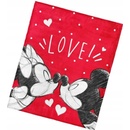 Carbotex Detská deka Mickey a Minnie Mouse Love