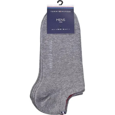 Tommy Hilfiger Комплект 2 чифта къси чорапи мъжки Tommy Hilfiger 342023001 Сив (342023001)