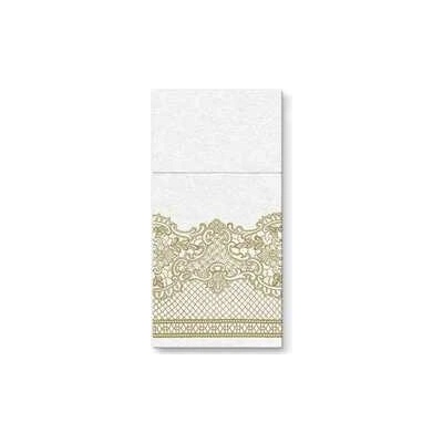 Paw Airlaid Obrúsky na príbory 40x40cm Royal Lace Gold 25ks