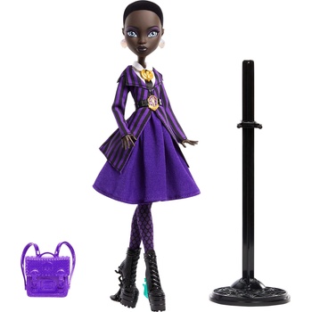 Monster High Кукла Monster High Wednesday - Бинка Баркли в униформа на Academy Uniform, 29 cm (JDR71)