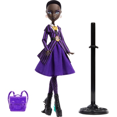 Monster High Кукла Monster High Wednesday - Бинка Баркли в униформа на Academy Uniform, 29 cm (JDR71)