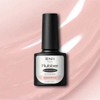 ENII NAILS RUBBER Base Babyboom 06 NO HEMA and NO TPO 10 ml