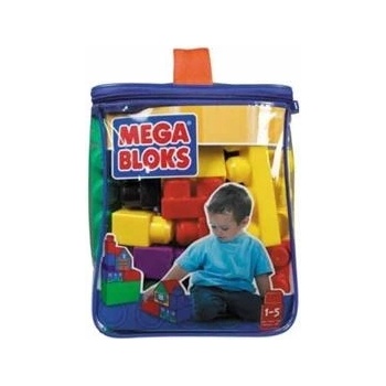 Mega Bloks Mega Kostky v plastovém pytli 24 ks