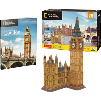 CubicFun CubicFun Пъзел 3D National Geographic London Big Ben 94ч