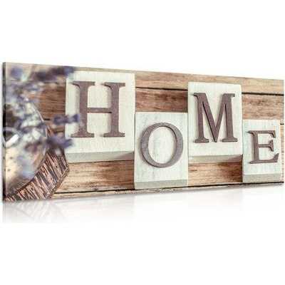 Obraz písmenka Home - 100x50