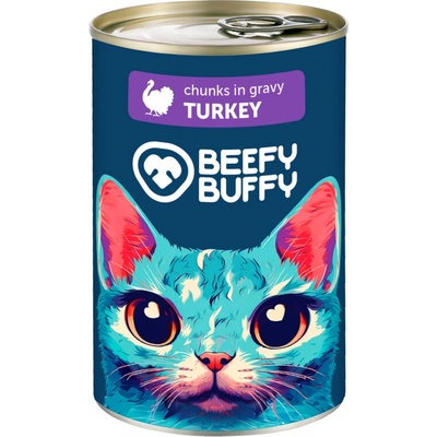 Beefy buffy Morčacie kúsočky v omáčke 415 g