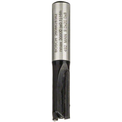 BOSCH Drážkovací frézy 8 mm, D1 9 mm, L 20 mm, G 51 mm