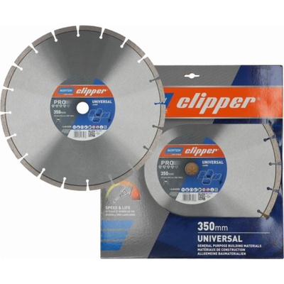 Diamantový kotouč na betonovou dlažbu NORTON Clipper PRO UNIVERSAL LASER ST 350 x 25,40 mm