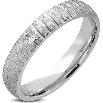 Šperky4U Pískovaný ocelový prsten OPR1729 4