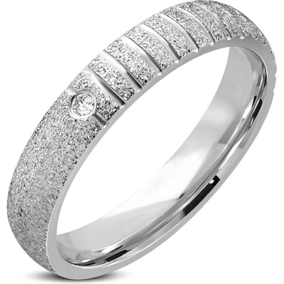 Šperky4U Pískovaný ocelový prsten OPR1729 4