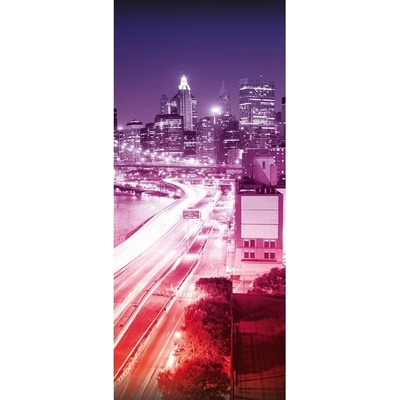 Preinterier DV0098 Fototapeta na stenu Mesto zrýchlené vlies 91cm x 211cm