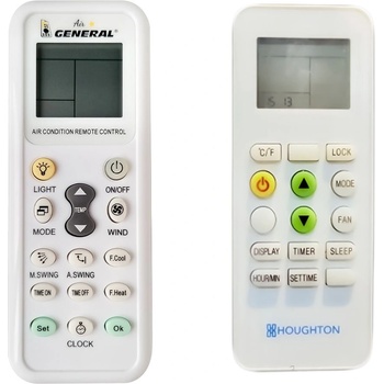 General Houghton Belaire HD01-C1, HB2400, HB2800, HB3200, HB3400, HB3500 - съвместимо дистанционно управление на марката General (HD01-C1, HB2400, HB2800, HB3200, HB3400, HB3500)