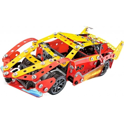 Alltoys Kovová stavebnice závodní auto 370 ks