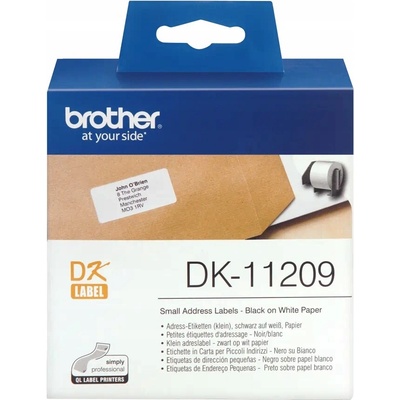 Brother 29mm x 62mm, bílá, DK11209