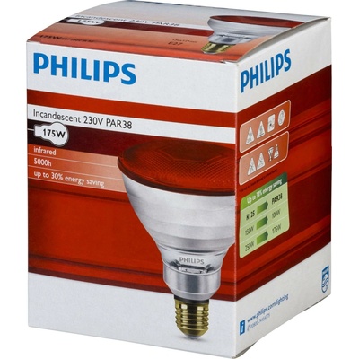 Philips PAR38 IR 175W E27 Red IR175R PAR38