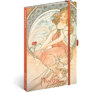 Realsystem Alphonse Mucha hardcover lined notebook (5416-AMPA)